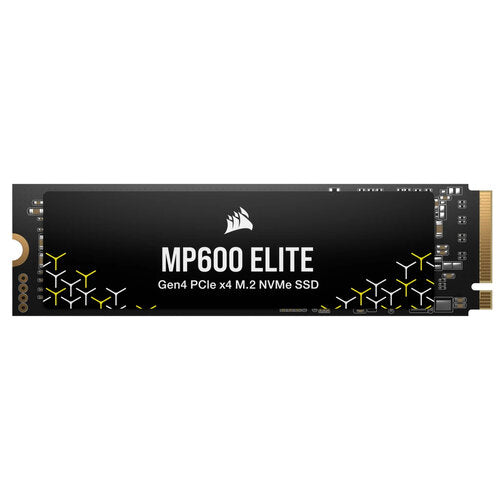 UNIDAD DE ESTADO SOLIDO INTERNO CORSAIR MP600 ELITE 1TB M.2 2280  NVME PCIE GEN 4 LECTURA 7000MB/S ESCRIT 6200MB/S SIN DISIPADOR  (CSSD-F1000GBMP600ENH)
