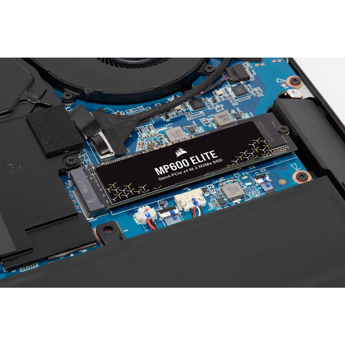 UNIDAD DE ESTADO SOLIDO INTERNO CORSAIR MP600 ELITE 1TB M.2 2280  NVME PCIE GEN 4 LECTURA 7000MB/S ESCRIT 6200MB/S SIN DISIPADOR  (CSSD-F1000GBMP600ENH)