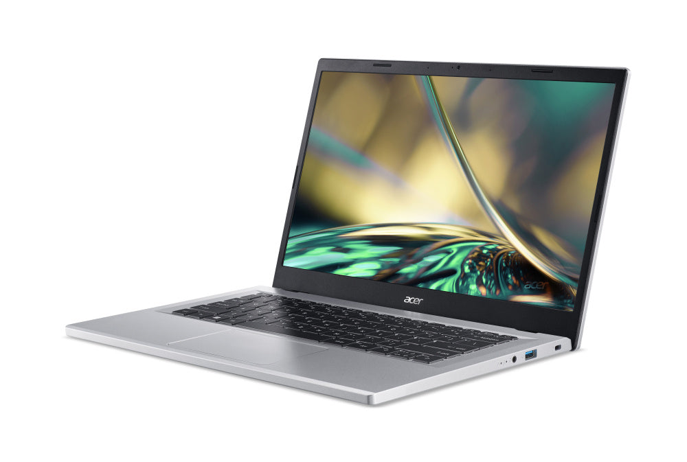 LAPTOP ACER ASPIRE 3 A314-23P-R8PQ, AMD RYZEN 5-7520U, 8GB, 256GB, 14 PULGADAS FHD, WIN 11 HOME, PLATA, 1 AÑO GARANTIA SEGURO CONTRA ROBO