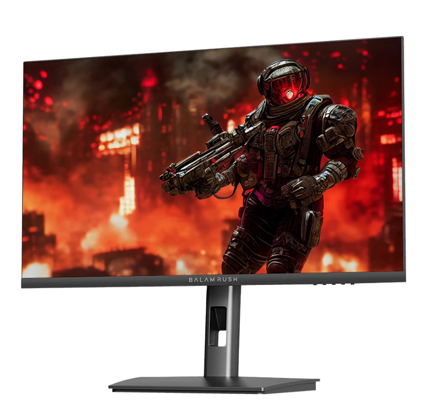 MONITOR GAMER BALAM RUSH ULTRA EXPLORER MXT27P / 27 PULG / PLANO / QHD / 165 HZ / PANEL IPS / 1 MS / AJUSTE DE ALTURA  E INCLINACION / VESA / BOCINAS INTEGRADAS / 5 BOTONES / RGB / NEGRO / BR-940719