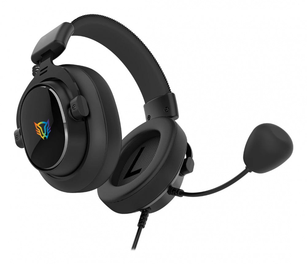 AUDIFONOS GAMER BALAM RUSH AVIATOR EXPERT HA777 / ALAMBRICOS USB- 3. 5 MM / DIADEMA / PC - DISP. MOVILES - CONSOLA / MICROFONO OMNIDIRECCIONAL / ILUMINACION RGB / SONIDO ESTEREO / NEGRO / BR-941143