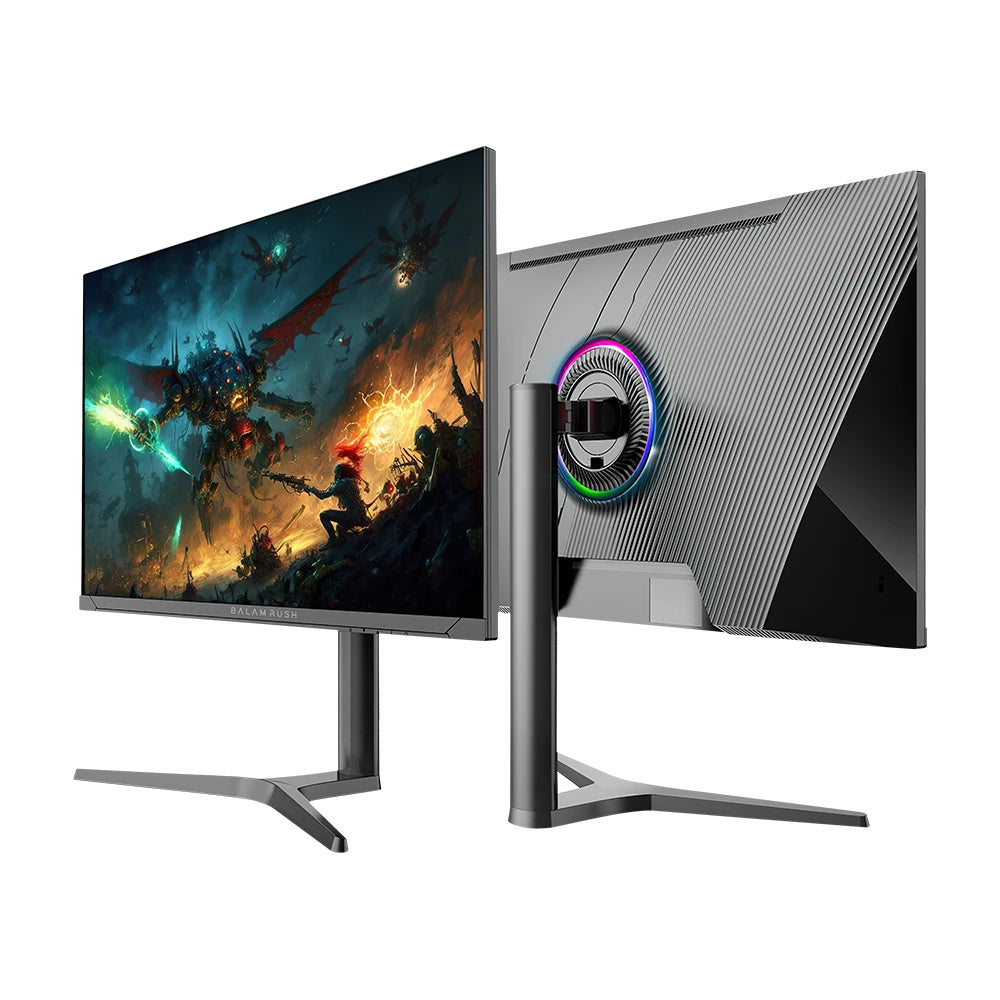 MONITOR GAMER BALAM RUSH ULTRA EXPLORER MXT32P / 32 PULG / PLANO / QHD / 165 HZ / IPS / VESA 75 / 1 MS / RELACION 16:9 / RGB / BOCINAS INTEGRADAS / 5 BOTONES / DC+ USB + HDMI + DP / NEGRO / BR-942546