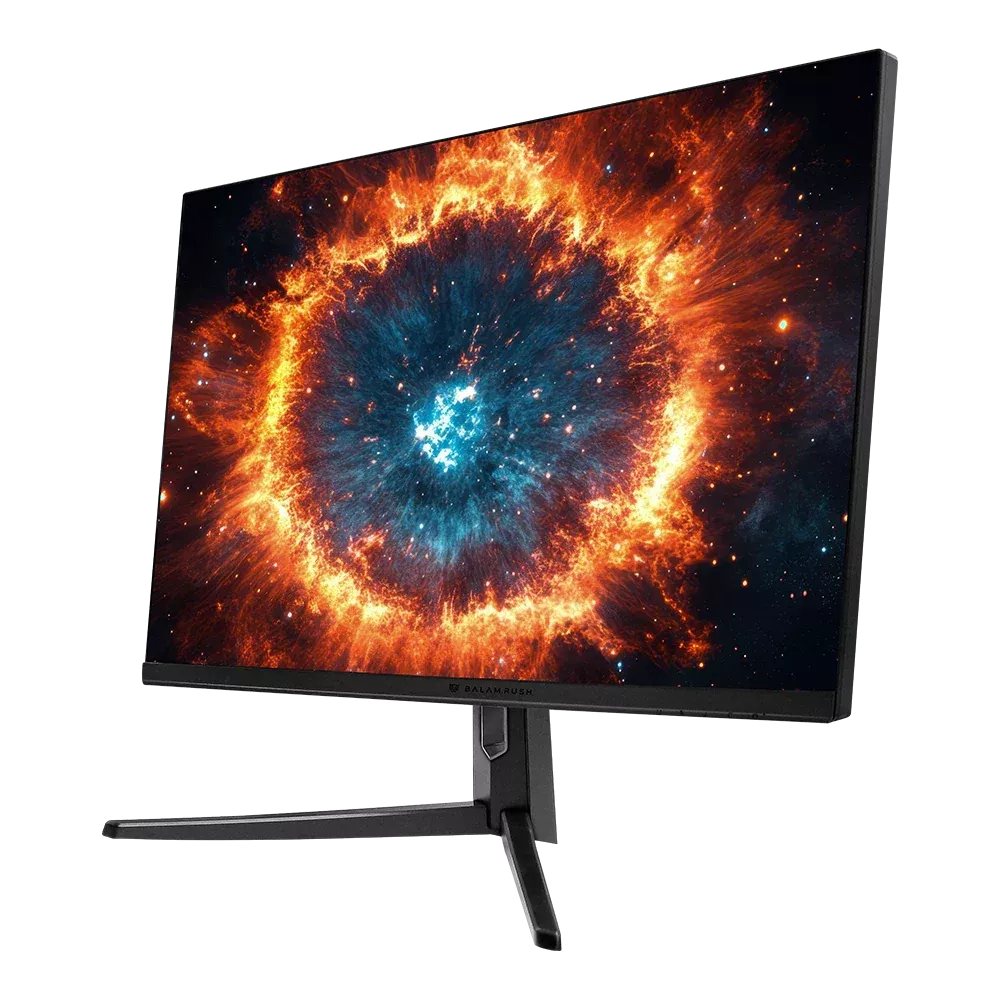 MONITOR GAMER BALAM RUSH HYPER NOVA MHN27Y / 27 PUL / PLANO / 200 HZ / FULL HD / TECNOLOGÍA HDR / 1 MS /  2 HDMI +  DP + AUDIO + DC / FREESYNC/G-SYNC / NEGRO / BR-942973