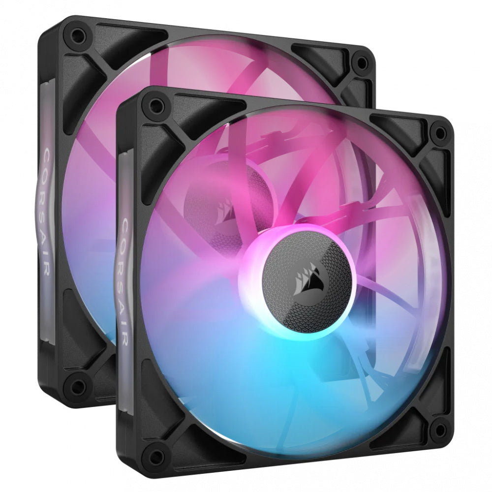 VENTILADOR CORSAIR ICUE LINK RX140 RGB PWM /140 MM/NEGRO/GAMER/KIT INICIO DOBLE /RGB