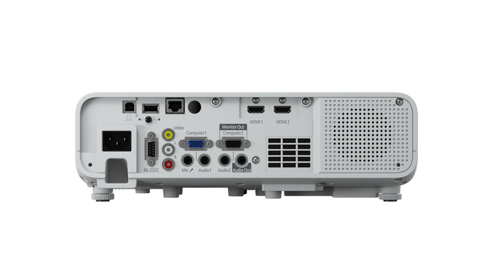VIDEOPROYECTOR EPSON POWERLITE L260F, 3LCD, FULL HD, 4600 LUMENES, RED, USB, HDMI, WIFI, MIRACAST LASER.
