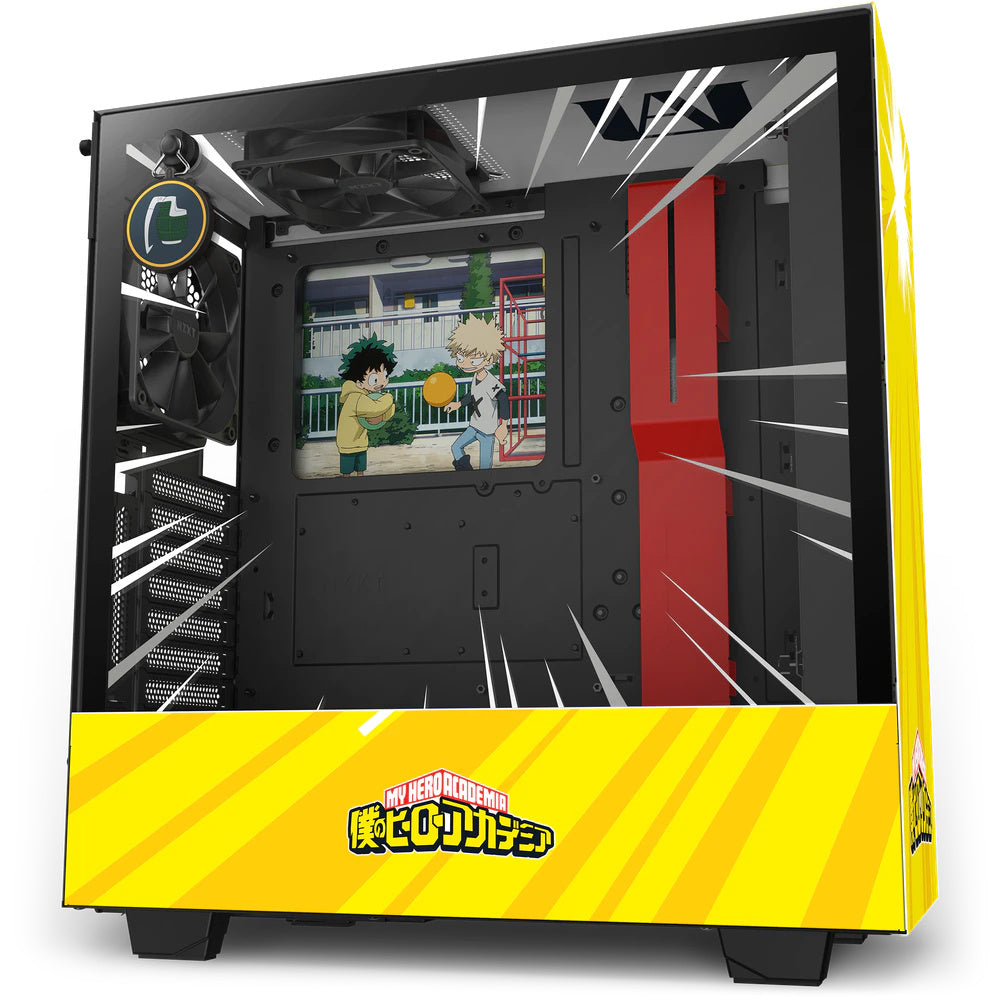GABINETE NZXT H510I RIVALS /AMARILLO/CON VENTANA/MIDI-TOWER/ATX/MICRO-ATX/MINI-ATX/ EDICION ESPECIAL/GAMER