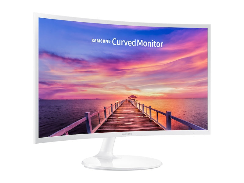 MONITOR LED SAMSUNG 27 WIDESCREEN FULL HD 1920X1080 CF391 BLANCO D-SUB HDMI CURVO, 4MS