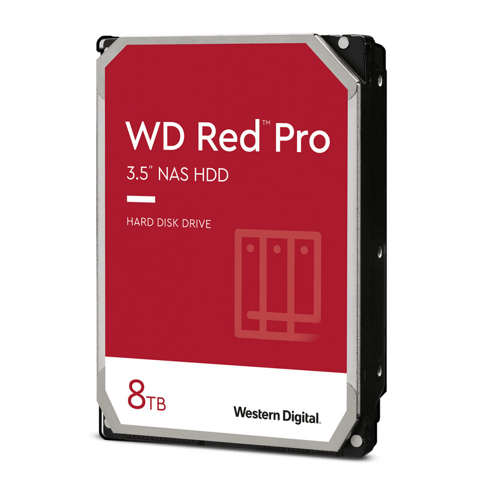 DISCO DURO INTERNO WD RED PRO 8TB 3.5 ESCRITORIO SATA3 6GB/S 512MB 7200RPM 24X7 HOTPLUG NAS 1-24 BAHIAS  WD8005FFBX