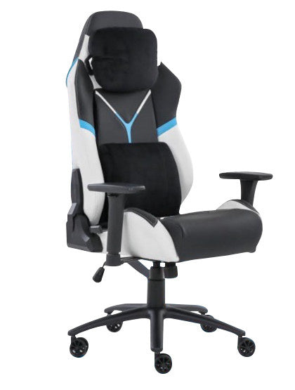 Silla Gamer XZEAL XZSXZ40IS asiento acolchado, Reposa-brazos Si, Peso Máximo 150 kg, Color Negro, Blanco