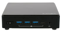 MINI PC ECS LIVA Z3 - CPU INTEL CELERON N5100, RAM DDR4 4GB (HASTA 16GB), ROM EMMC 128GB (HASTA 1TB), CONECTIVIDAD 3 x USB, 1 x USB-C, 2 x GIGALAN, 1 x HDMI