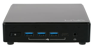 MINI PC ECS LIVA Z3 - CPU INTEL CELERON N5100, RAM DDR4 4GB (HASTA 16GB), ROM EMMC 128GB (HASTA 1TB), CONECTIVIDAD 3 x USB, 1 x USB-C, 2 x GIGALAN, 1 x HDMI