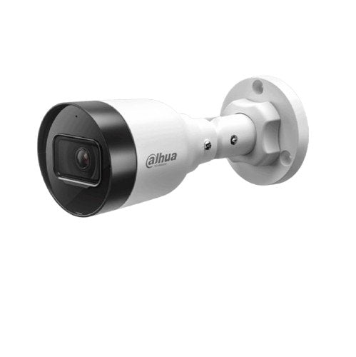 CAMARA IP/ DAHUA/ DH-IPC-HFW1431S1-A-S6 BULLET DE 4 MP LENTE DE 2.8 MM CON ANGULO DE VISION DE 104 GRADOS, IR DE 30 M, COMPRESION H.265+, MICROFONO, POE, WDR REAL Y CLASIFICACION IP67