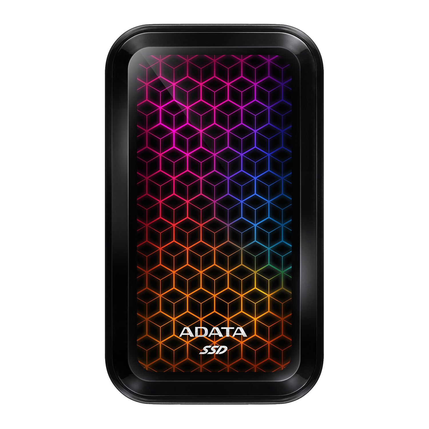 Unidad de estado solido Externo ADATA 512GB - USB-C (USB 3.2 Gen 2). Con velocidades de lectura/escritura de 1000/800 MB/s. ASE770G-512GU32G2-CBK