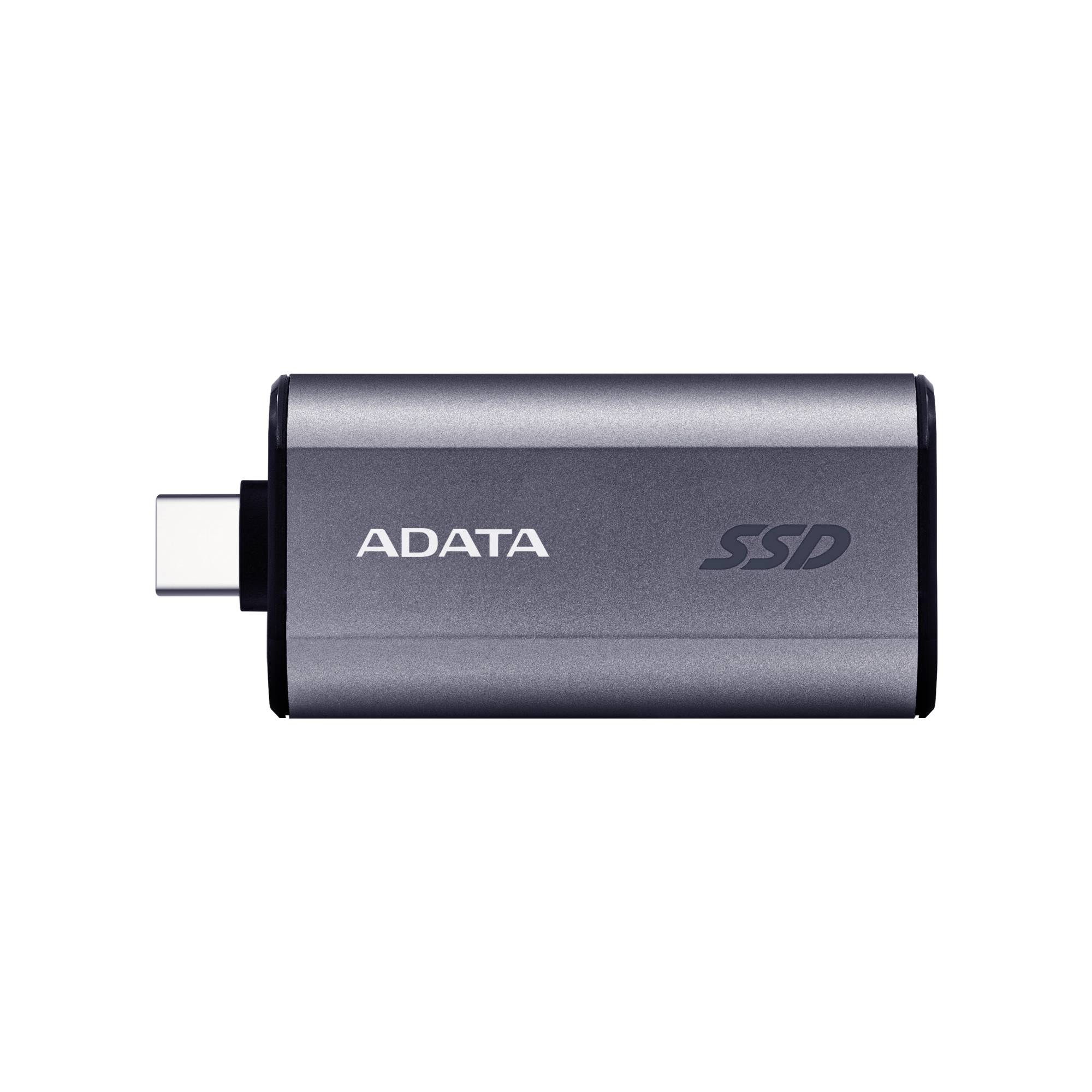 SSD Externo ADATA SC750 1000GB. Interfaz USB 3.2 Gen 2 X2 - Puerto USB-C. Color NEGRO. Numero de parte SC750-1000G-CCBK
