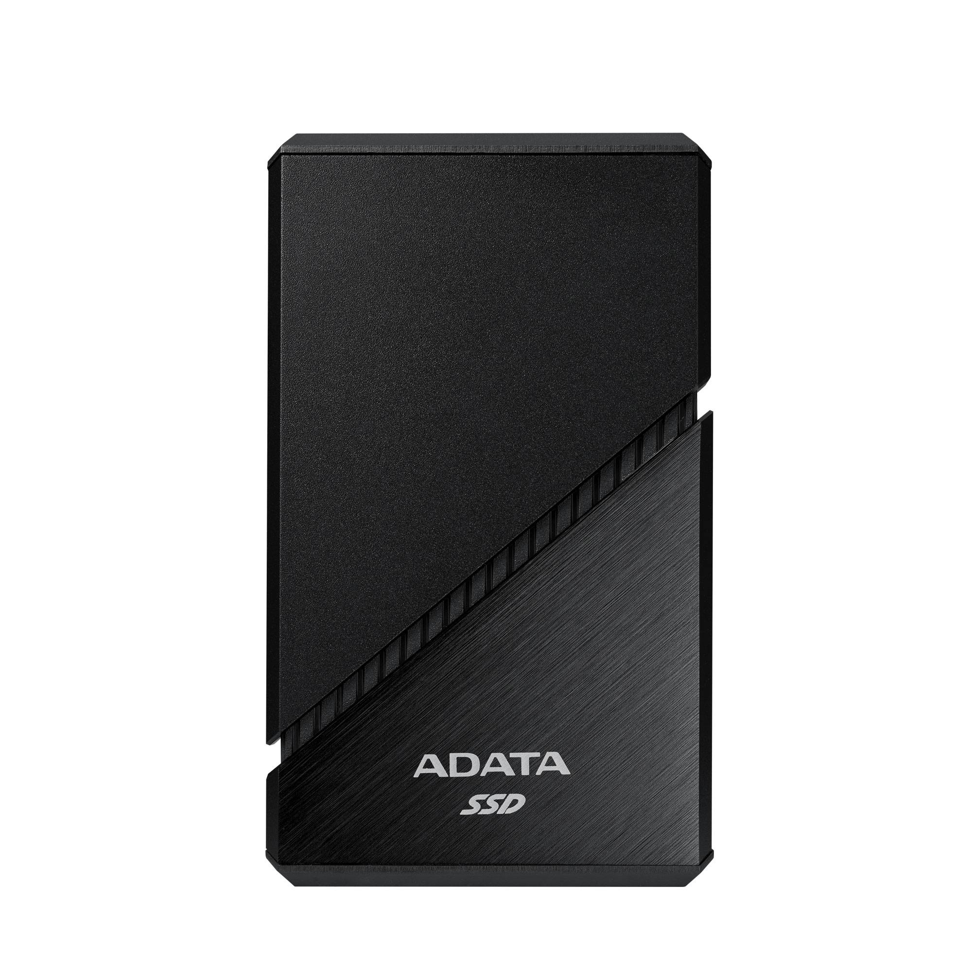 SSD Externo ADATA 2TB. USB4 40Gbps Type-C - 3, 800/3, 700MB/s lectura/escritura, resistente a impactos grado MIL-STD Color. Color NEGRO.SE920-2TCBK