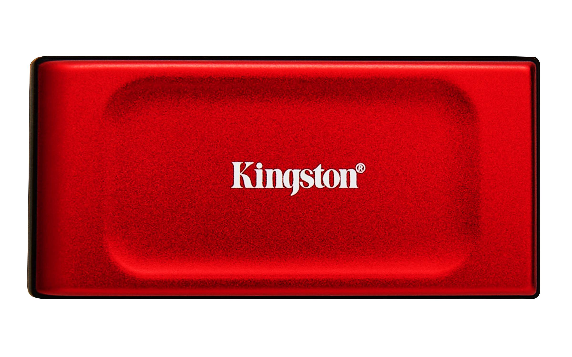 UNIDAD DE ESTADO SOLIDO EXTERNO KINGSTON SXS1000R 2TB USB-C 3.2 GEN 2 R.1050MB/S W.1000MB/S ROJO -