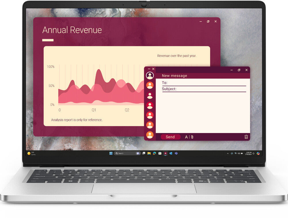 LAPTOP DELL PRO 14 INTEL CORE ULTRA 5 235U 16 GB 512 GB SSD 14 FHD WIN 11 PRO 3 AÑO DE GARANTIA SILVER Y5C5C