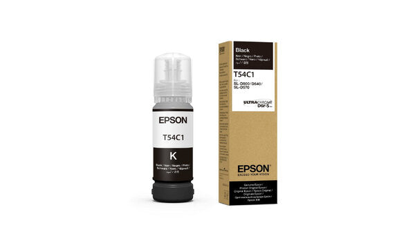 BOTELLA DE TINTA EPSON MODELO T54C ULTRACHROME D6R-S NEGRO, PARA PLOTTER D570 (70ML)
