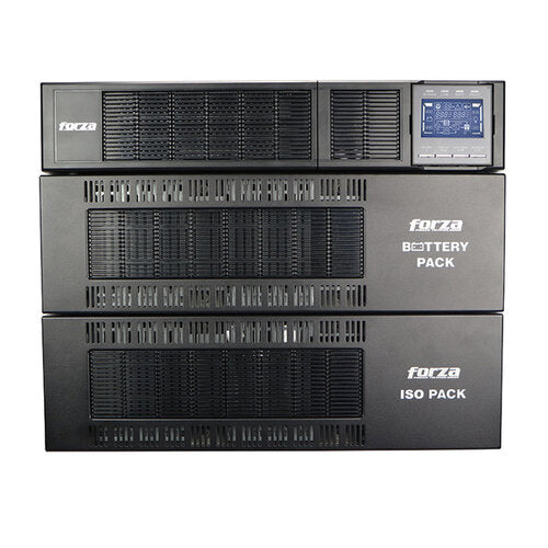 UPS DOBLE CONVERSION EN LINEA FORZA FDC-106KMR-ISO CON CAPACIDAD DE 6000VA / 6000W ISO FP 1 TRANSFORMADOR ESCALABLE TORRE 120-240V TORRE - BASTIDOR