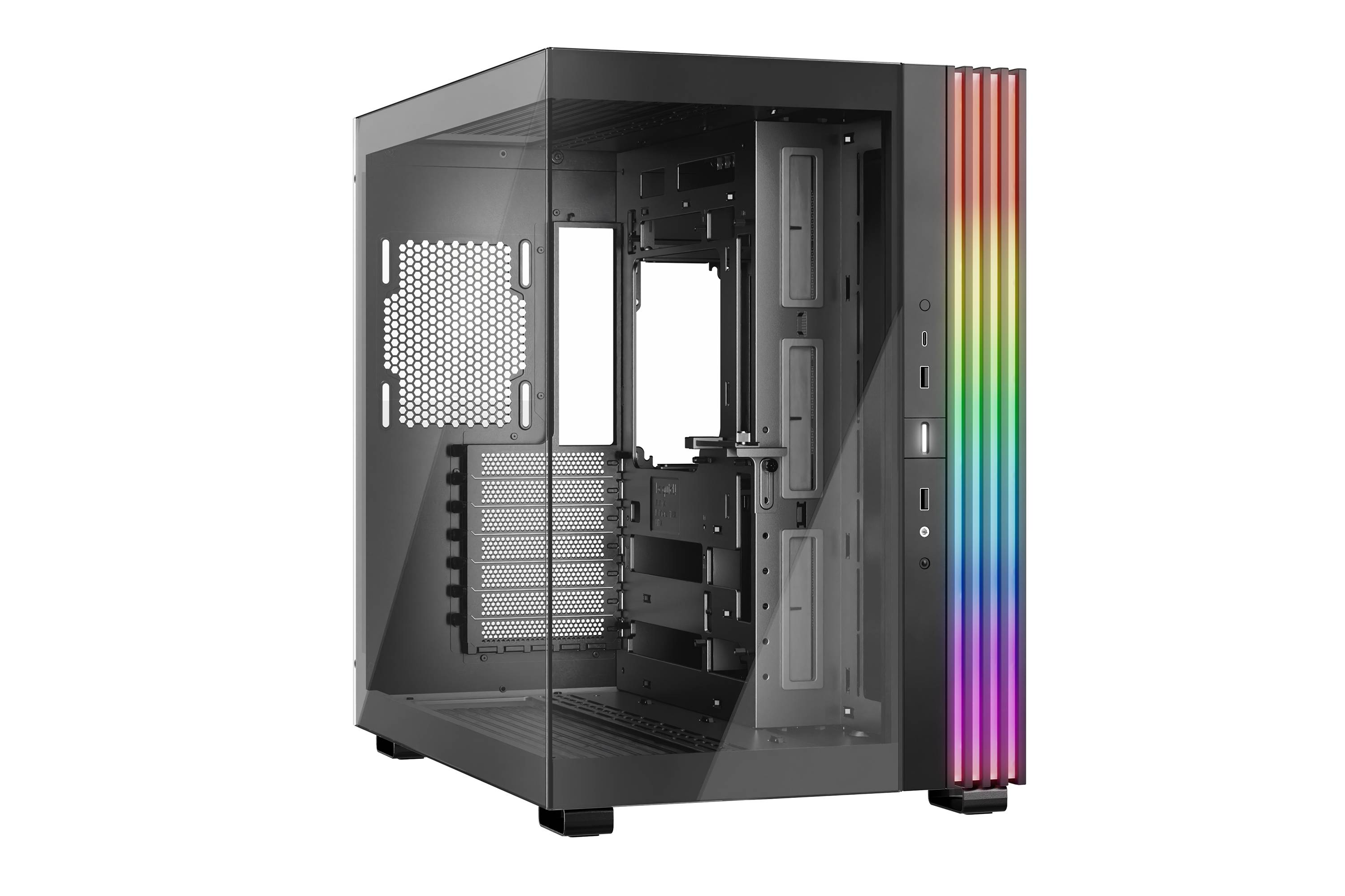 GABINETE be quiet! Light Base 600 DX Black BGW65 Panel frontal y lateral con ventana completa - Iluminación LED ARGB