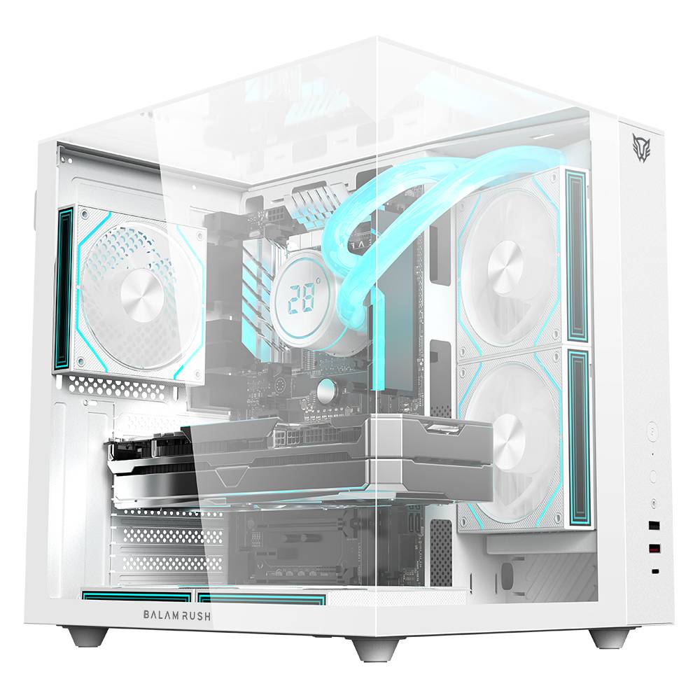 Gabinete Gamer Media Torre TANK MAJESTIC 6600 Legend Series - Factor: ATX, Micro ATX, Mini ATX