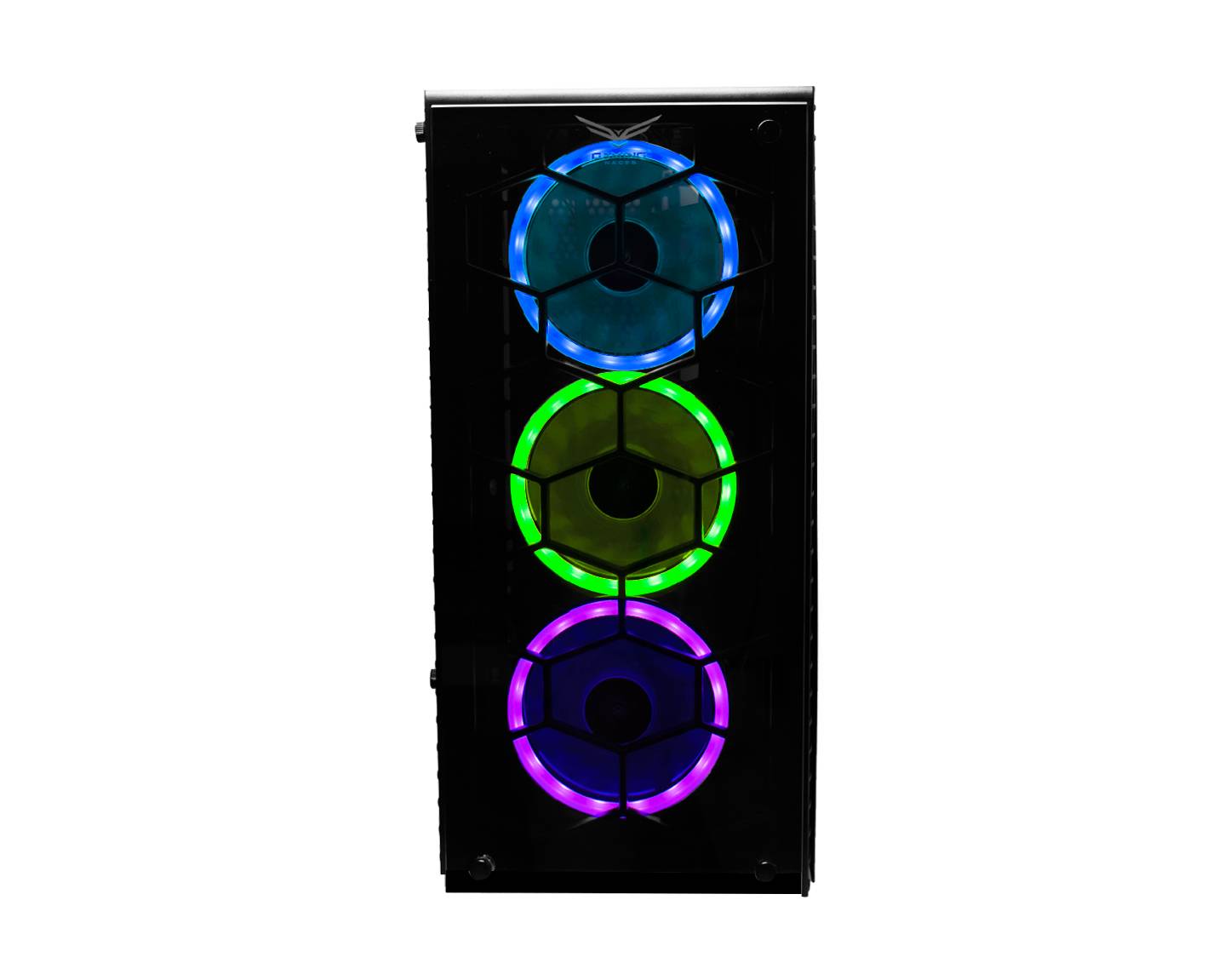 Gabinete Gaming Naceb Technology HYDRA Crystal Case NA-0602 - Full ATX, Negro