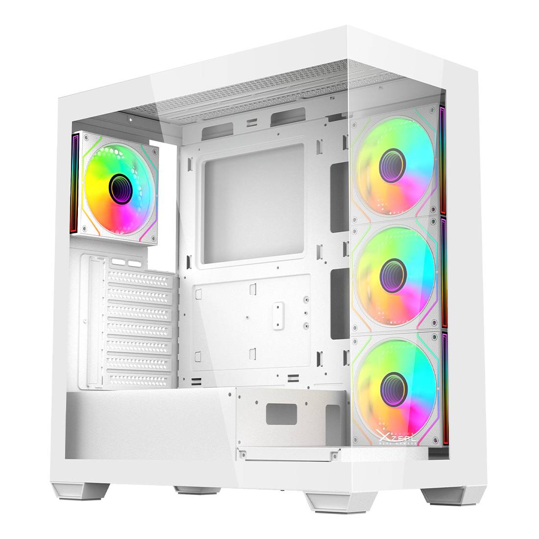 GABINETE GAMER MID TOWER XZEAL XZCGB08W -