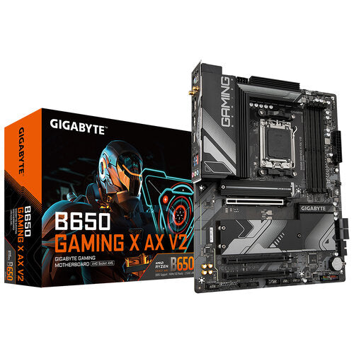 TARJETA MADRE GIGABYTE B650 GAMING X AX V2 / SOCKET AMD AM5 / DDR5 8000 MT/S / DP / HDMI / WIFI 6 / BT 5.2 / ATX / GAMER