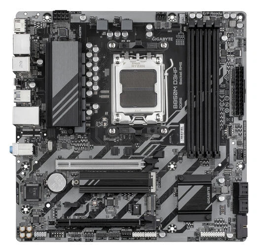 TARJETA MADRE GIGABYTE B850M D3HP / SOCKET AMD AM5 / DDR5 / HDMI / DP / MICRO ATX / GAMA MEDIA