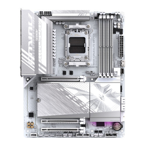 TARJETA MADRE GIGABYTE B850 A ELITE WF7 ICE / SOCKET AMD AM5 / DDR5 8200 MT/S / WIFI 7 / BT 5.4 / ATX / GAMER