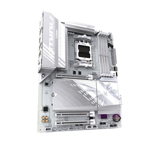 TARJETA MADRE GIGABYTE B850 A ELITE WF7 ICE / SOCKET AMD AM5 / DDR5 8200 MT/S / WIFI 7 / BT 5.4 / ATX / GAMER