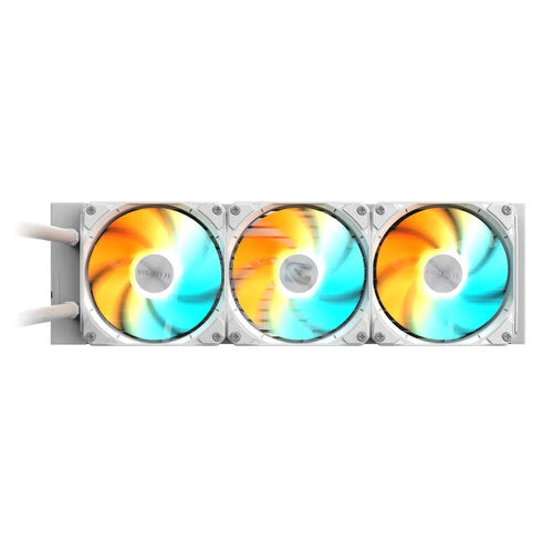 DISIPADOR LIQUIDO GIGABYTE GP-GIGABYTE GME 360I / SOCKET INTEL 1851, 1700 AMD AM5, AM4 / 3X 120MM / COLOR BLANCO / GAMER