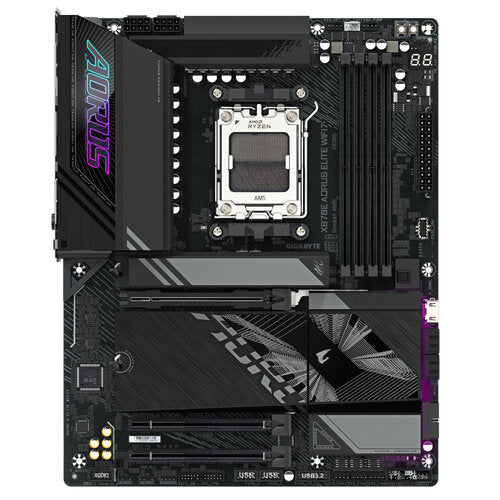 TARJETA MADRE GIGABYTE X870E AORUS ELITE WIFI7 / SOCKET AMD AM5 / DDR5 8200 MT/S / WIFI 7 / BT 5.4 / ATX / GAMER