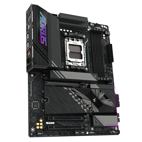 TARJETA MADRE GIGABYTE X870E AORUS ELITE WIFI7 / SOCKET AMD AM5 / DDR5 8200 MT/S / WIFI 7 / BT 5.4 / ATX / GAMER