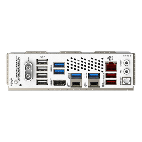 TARJETA MADRE GIGABYTE X870 A ELITE WF7 ICE / SOCKET AM5 / DDR5 X4 8200 MT/S / WIFI 7 / BT 5.4 / PCIE X16 5.0 / M.2 / ATX / GAMER