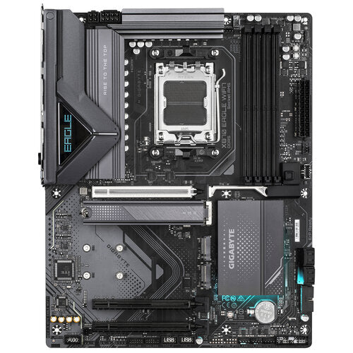 TARJETA MADRE GIGABYTE X870 EAGLE WIFI7 / SOCKET AM5 / DDR5 8200 MT/S / WIFI 7 / BT 5.4 / PCIE X16 5.0 / M.2 / ATX / GAMER