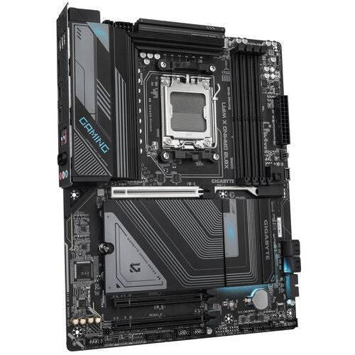 TARJETA MADRE GIGABYTE X870 GAMING X WIFI7 / AMD X870 / SOCKET AM5 / DDR5 4X 8200 MT/S / WIFI7 / BT 5.4 / ATX / GAMING