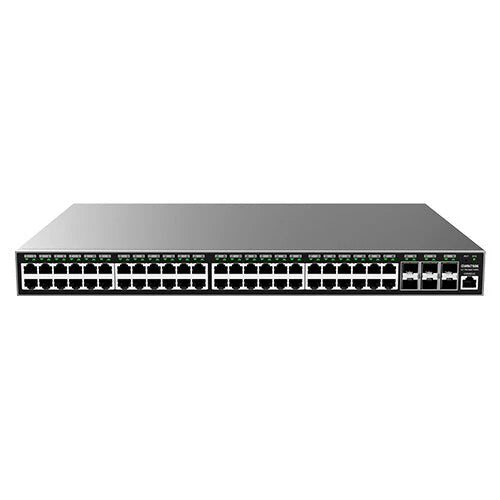 SWITCH GRANDSTREAM GWN7806P/ SWITCH GIGABIT POE ADMINISTRABLE / 48 PUERTOS 10/100/1000 MBPS 6 PUERTOS SFP / HASTA 400W / COMPATIBLE CON GWN CLOUD.