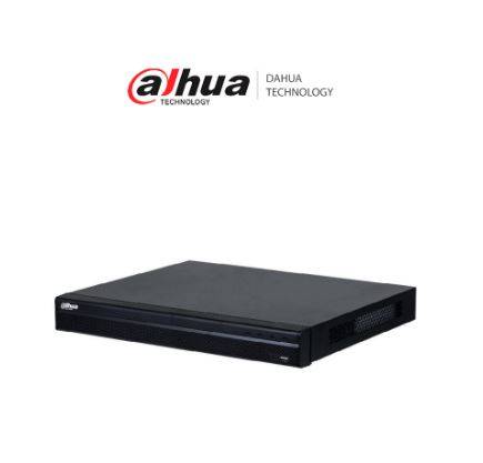 DAHUA DHI-NVR4216-16P-4KS3 NVR de 8 MP/ 4k / 16 Canales IP/ 16 Puertos PoE/ Rendimiento de 160 Mbps/ Smart H.265+/ 2 Bahias de Discos Duros/ Salidas de Vid -