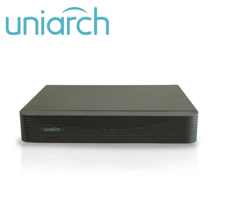 DVR Pentahíbrido Uniarch XVR-116G3 - 16 Canales Analógicos, 8 Canales IP, Capacidad de 1 Disco Duro de 8 TB, Carcasa Metálica