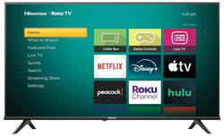 TELEVISION 32 PULGADAS LED HISENSE 32A4NR SMART ROKU TV RESOLUCION HD