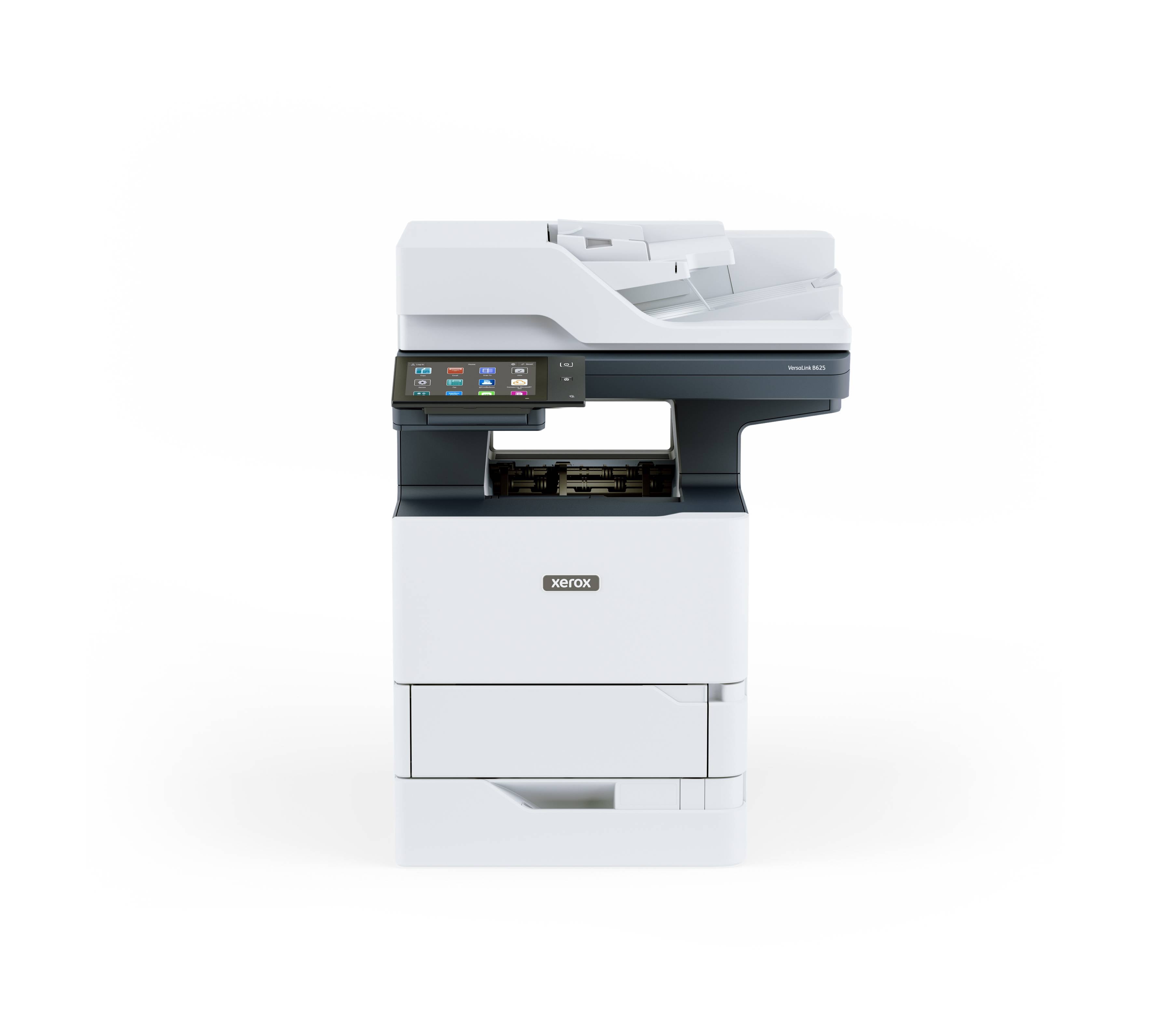 Multifuncional Xerox monocromática B625_DN: dúplex: 39/37 ipm Carta/A4 Hasta 65/61 ppm Carta/A4 -