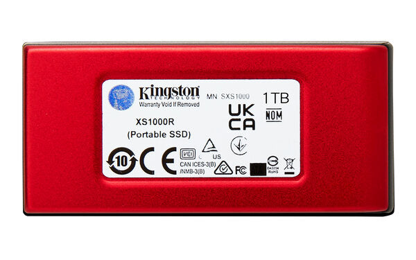 UNIDAD DE ESTADO SOLIDO KINGSTON EXTERNO XS1000 1TB USB 3.2 GEN 2 LECT.1050/ESCRIT.1000 MB/S CONECTOR TIPO A TIPO C SXS1000R/1000G