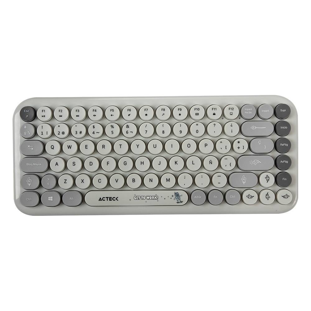 Kit Teclado y mouse Inalámbricos 2.4hz Creator Chic K-Colors MK480 Advanced Series Teclado Inalambrico Dongle 2.4Mhz -