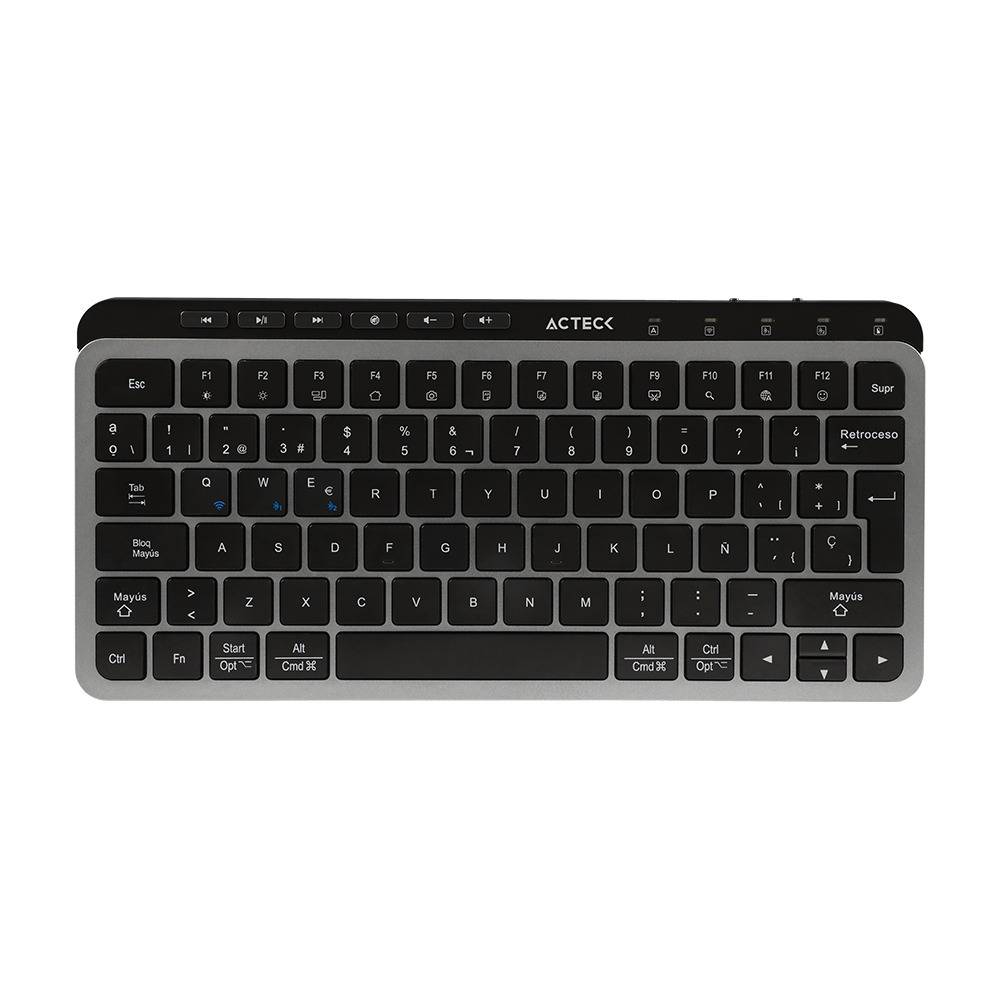Kit Teclado y mouse Inalámbrico 2.4hz Creator Krea MK750 Acteck Advanced Series Teclado Inalámbrico Dongle 2.4Mhz - Rango 10m