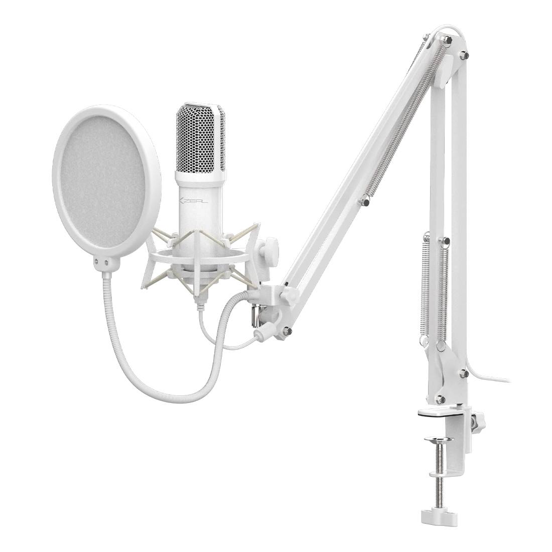 Kit de MICROFONO C/SOPORTE XZ260 BLANCO. XZKMC1W. -