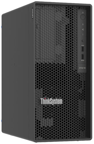 SERVIDOR LENOVO THINKSYSTEM ST50 V3, 1XINTEL XEON 6333P 6C 3.1GHZ 65W, 1X32GB 2RX8, 1X960GB SSD,  1X2TB 7200,  SW RD,   1X300W