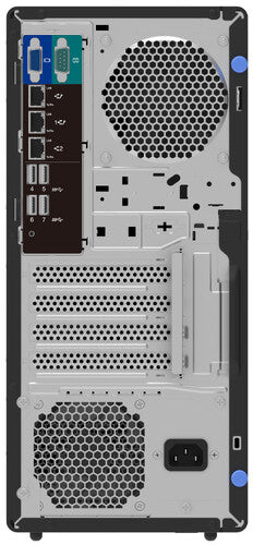 SERVIDOR LENOVO THINKSYSTEM ST50 V3 INTEL XEON E-2414 4C 2.6GHZ TOWER RAM 16GB 4800MHZ HDD 2TB SATA 3.5 RAID VIA SW RED 2 PTOS 1GB RJ45 ATX-300W PS TECLADO Y MOUSE