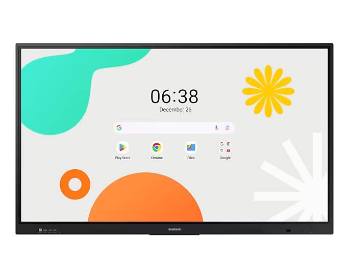 SAMSUNG E-BOARD - WA65F, TOUCH, INTERACTIVO, 65 PULGADAS, 4K-UHD, 400NITS, LH65WAFWLGCXZA