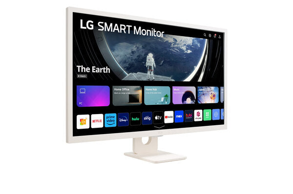 MONITOR LG FULL HD IPS 31.5,SMART WEB OS 32SR50F-W,1920X1080,ASP 16:9,GAMA SRGB 99%,BRILLO 250NITS,TR8MS,CONTR.1200:1,HDMI,USB-A,HDR10,BLUETOOTH,ALTAVOZ 5WX2,MONTAJE PARED 100X100.